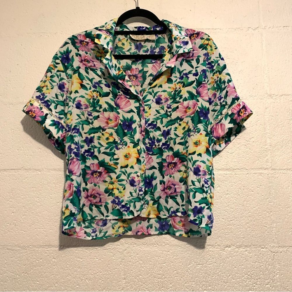 Victoria Secret Vintage Pajama Top Small